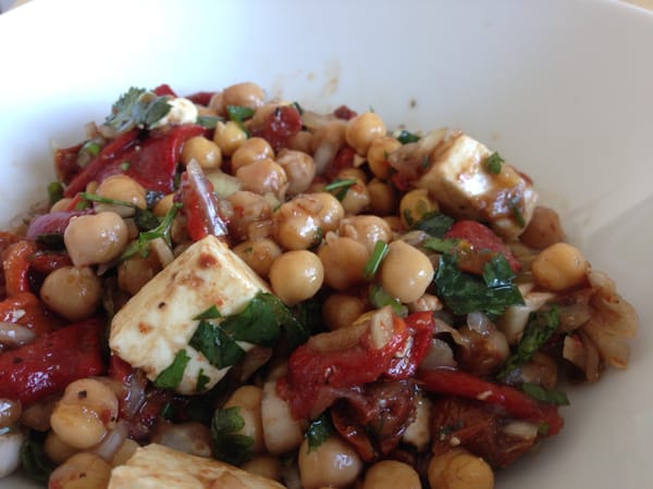 Kikkererwtensalade van Nassos